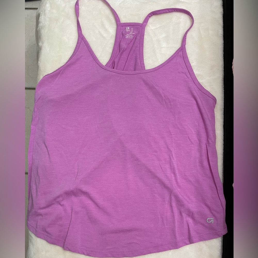 Purple gap fit workout top